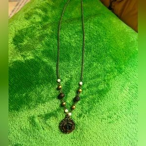 Vintage Rose Necklace